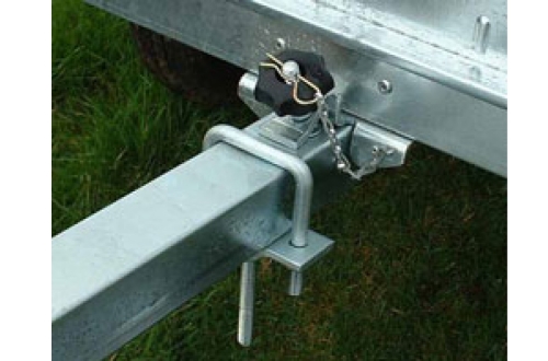 trailer spare wheel clamp