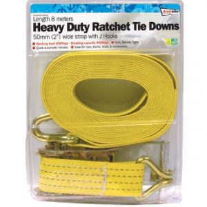 50mm/8m Heavy Duty Ratchet Tie Down